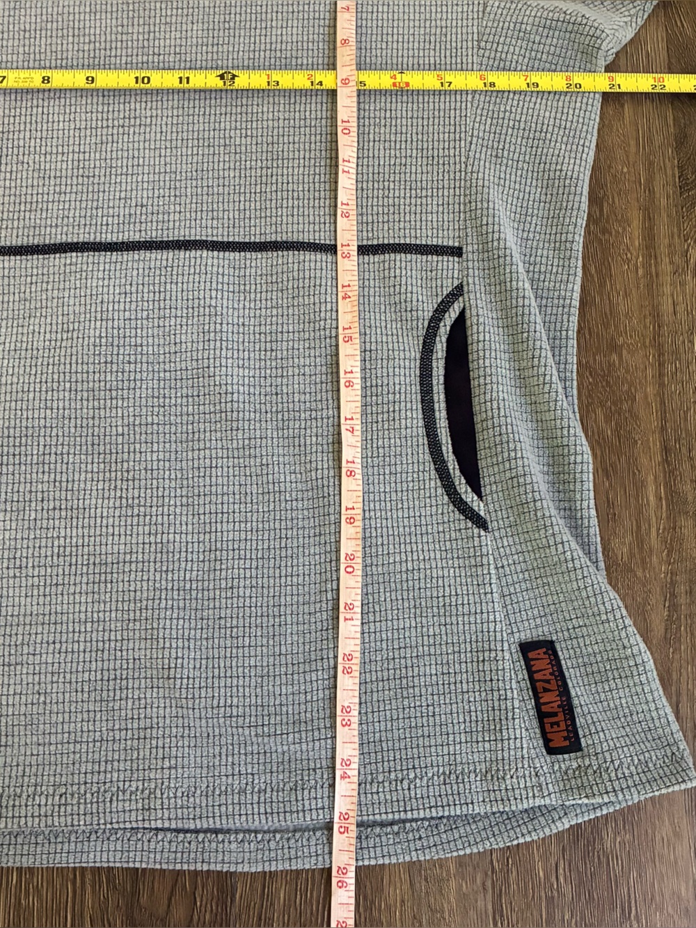 Melanzana Women's Microgrid Hoody Gray - Picture 6 of 6